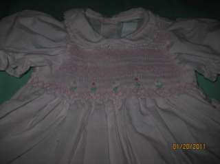 Rosey Kids pink smocked dress 18 months  