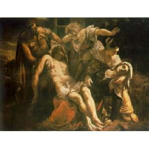  Acrylic Fridge Magnet Tintoretto Descent from the Cross 