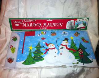 Ganz Merry Christmas Mailbox Magnets Magnetic Winter Snowman  
