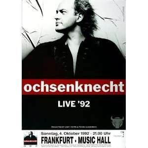  Ochsenknecht, Uwe   LIVE 1992   CONCERT   POSTER from 