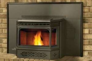 NPI45 Fireplace Insert Automatic Ignition Pellet Fireplace Insert w 