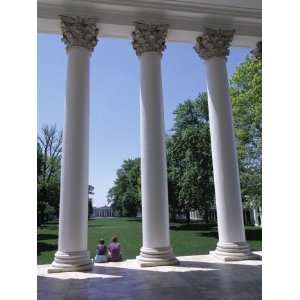 Rotunda Designed by Thomas Jefferson, University of Virginia, Virginia 