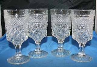 Anchor Hocking Wexford Water Goblets Barware Glassware  