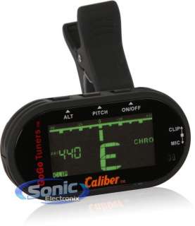 GoGo Tuners Caliber Clip On Chromatic Tuner for Guitar/Bass/Violin 