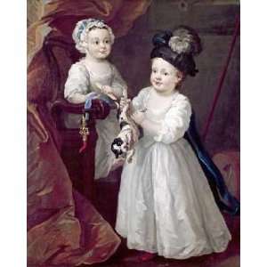  Lord Grey & Lady Mary West As Children by William Hogarth 