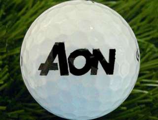 aon logo golf ball callaway big bertha used one scuff no pen markings 