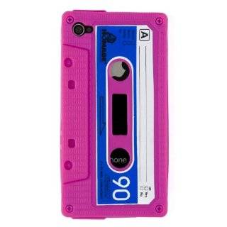 Pink Cassette Tape Case for Apple Iphone 4, 4g