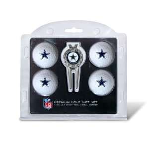 Dallas Cowboys NFL 4 Ball/Divot Tool Set  Sports 