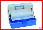 Art Craft Storage Box Carrying Case Tackle Box   Blue