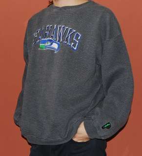   SEAHAWKS* VTG MENS  XL  SWEATSHIRT throwback 90s NFL football crewneck