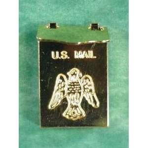  Dollhouse Miniature Brass Mailbox 