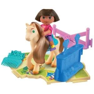    Price Doras Pony Adventures Playset Dora & Cookie Toys & Games