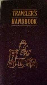 Vintage Travelers Handbook Bank Of America Book  