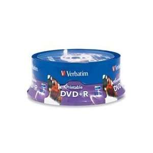  Verbatim Corporation Products   DVD+R, 4.7GB, 16X, Inkjet 