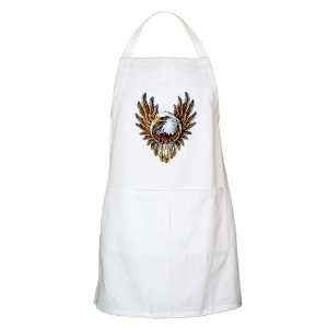  Apron White Bald Eagle with Feathers Dreamcatcher 