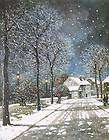 Thelma Leaney Butler Village in Winter Open Edition 10x13