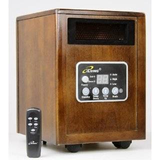 New iLIVING Infrared Portable Space Heater with Dual Heating System 
