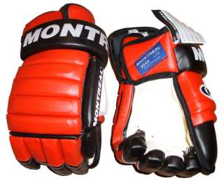 NEW Montreal HG9944 Hockey Gloves (RedBlkWht) Sz 15  
