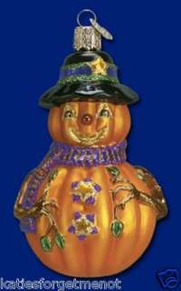 jack o lantern pumpkin old world christmas halloween ornament 26034