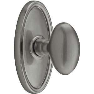  Oval Rosette Set With Elliptical Brass Knobs Privacy in 
