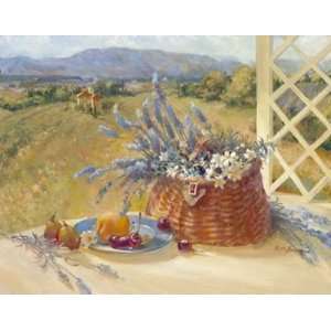 Lavender Basket Ruth Baderian 17.0 by 13.0 inches Art 