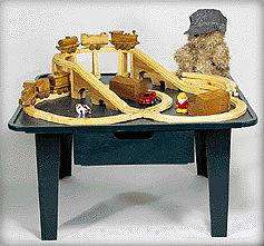Wooden Toy Train and Table Plans, children S  