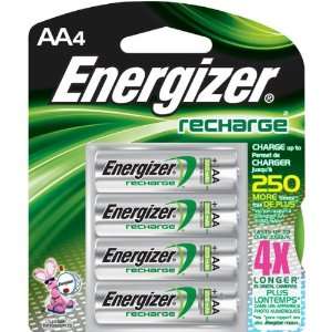  NEW AA Rechargeable NiMH Battery Retail Pack, 2450mAh   4 Pack 