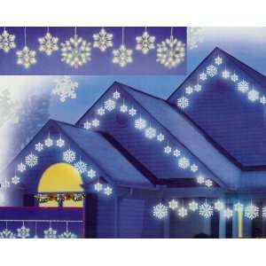  9 Clear Snowflake Icicle Christmas Lights 8 Functions With 