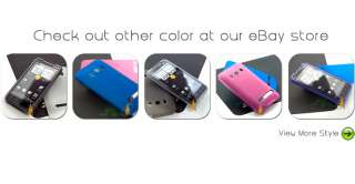 Blue Hard GEL Skin Cover Case Sprint HTC EVO 4G  