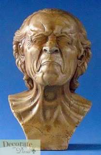 VEXED MAN CARICATURE Bust by Messerschmidt Statue Stone Resin Replica 