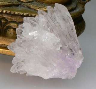 RARE CLEAR PINK AMETHYST FLOWER CRYSTAL CLUSTER BRAZIL  