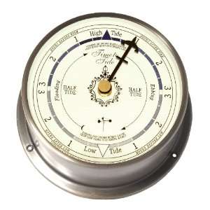  NEW Downeaster Tide Clock, White   in Brushed Nickel