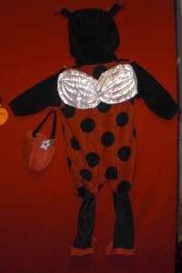 LADY BUG 1 PIECE BABY GRAND HALLOWEEN COSTUME 12 MONTH  