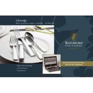 Waterford Flatware Glenridge #0813 65 Pc Set With Chest  
