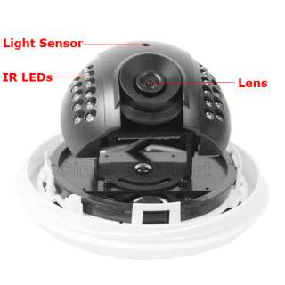 CCD Surveillance Infrared Security Camera Wide Angle IR Digital Video 