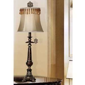  StyleCraft Home L3 1053 DS Bandigo Silk Table Lamp