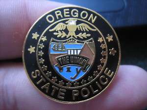 Oregon State Police Badge Lapel PIN ~ Police  
