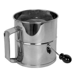  Flour Sifter, 8 Cup, Stainless Steel