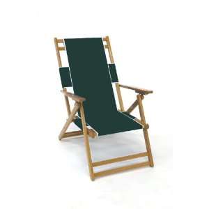  Heavy Duty Folding Wood Beach Chair No Footrest Sports 