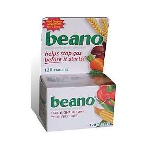  120 Count Beano Tablets   Food Enzyme Dietary Supplement 