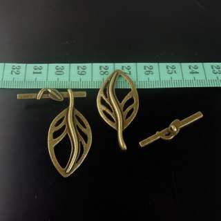 Atq bronze look toggle clasp jewelry findings 15sets  