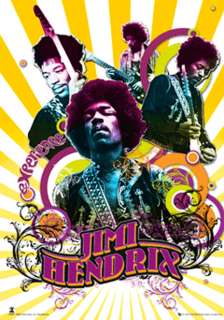 JIMI HENDRIX   3D LENTICULAR MUSIC POSTER (PSYCHEDELIC)  