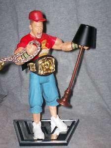 WWE Figure Ruthless Aggression John Cena & Accessories,Lamp,Belt,etc 