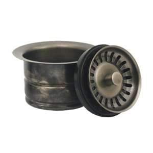 Waste Disposer Trim for Deep Fireclay Sinks Finish Pewter