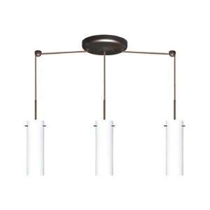  Copa Three Light Mini Pendant with Linear Canopy Finish 