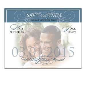   275 Save the Date Cards   Vine Garden Trellis & Rose