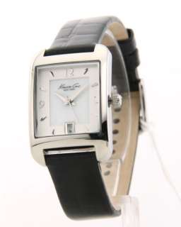 KC2443 Kenneth Cole Leather Casual New Womens Date Watch 020571435193 