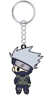 Naruto Shippuuden Rubber Key Chain Kakashi Licensed Anime NEW  