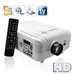     HD Multimedia Projector with HDMI, VGA, AV, More 