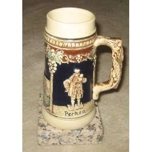  Vintage Figural German Beer Stein by Perkeo (Early 20th 